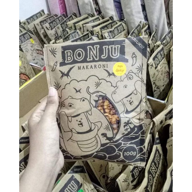 

makaroni bonju varian keju spicy