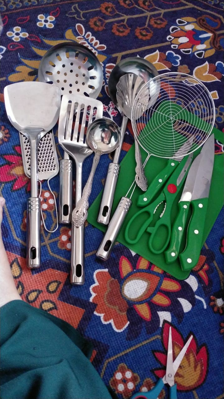 Pisau & Cutting Board Pisau Dapur Pisau Satu Set Pisau 1 Set Pisau Murah Pisau Talenan Tatakan