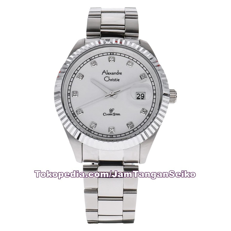 Jam Tangan Pria Alexandre Christie AC 5003 MD BSSSL Original Stainless