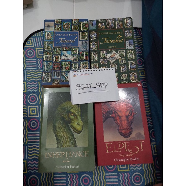 Preloved novel Tintentod inkdeath / cornelia funke-Tintenblut inkspell / cornelia funke
-Inheritance