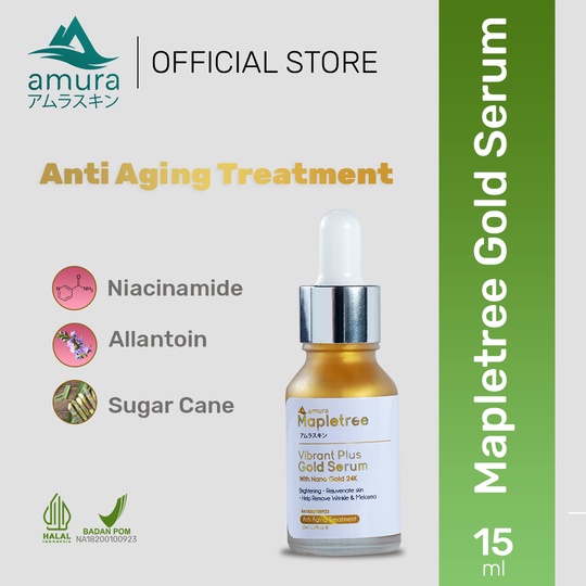 Amura Gold Serum (Serum Flek Hitam, Serum Gold, Skincare)