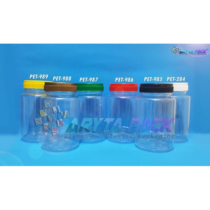 PET988. TOPLES PLASTIK 330ML PET BULAT TUTUP GOLD