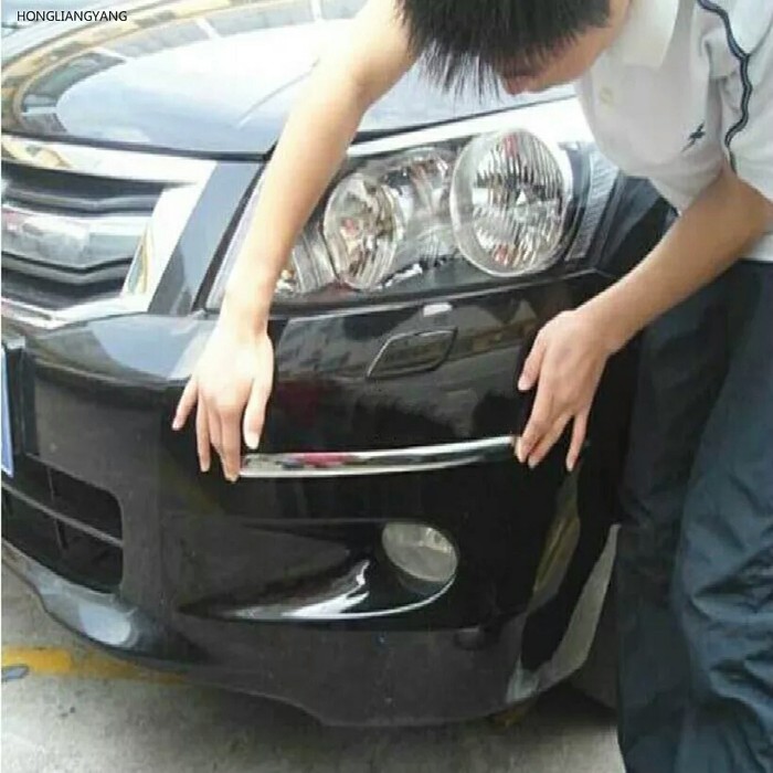 Set Pcs Karet Pengaman Sudut Mobil Sisi Bumper Guard Protector Silver Chrome Pelindung Pojok Sisi