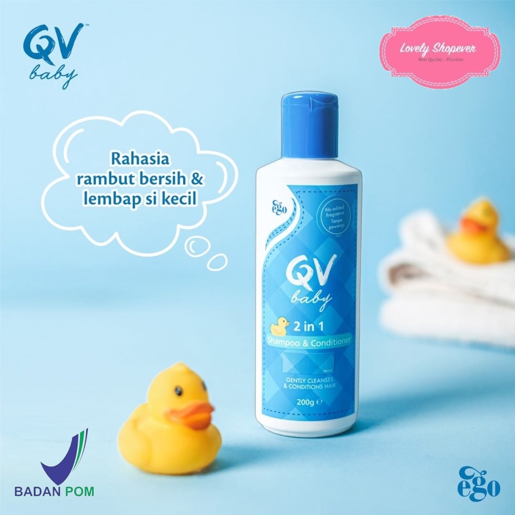 QV Baby 2in1 Shampoo &amp; Conditioner - 200 gr