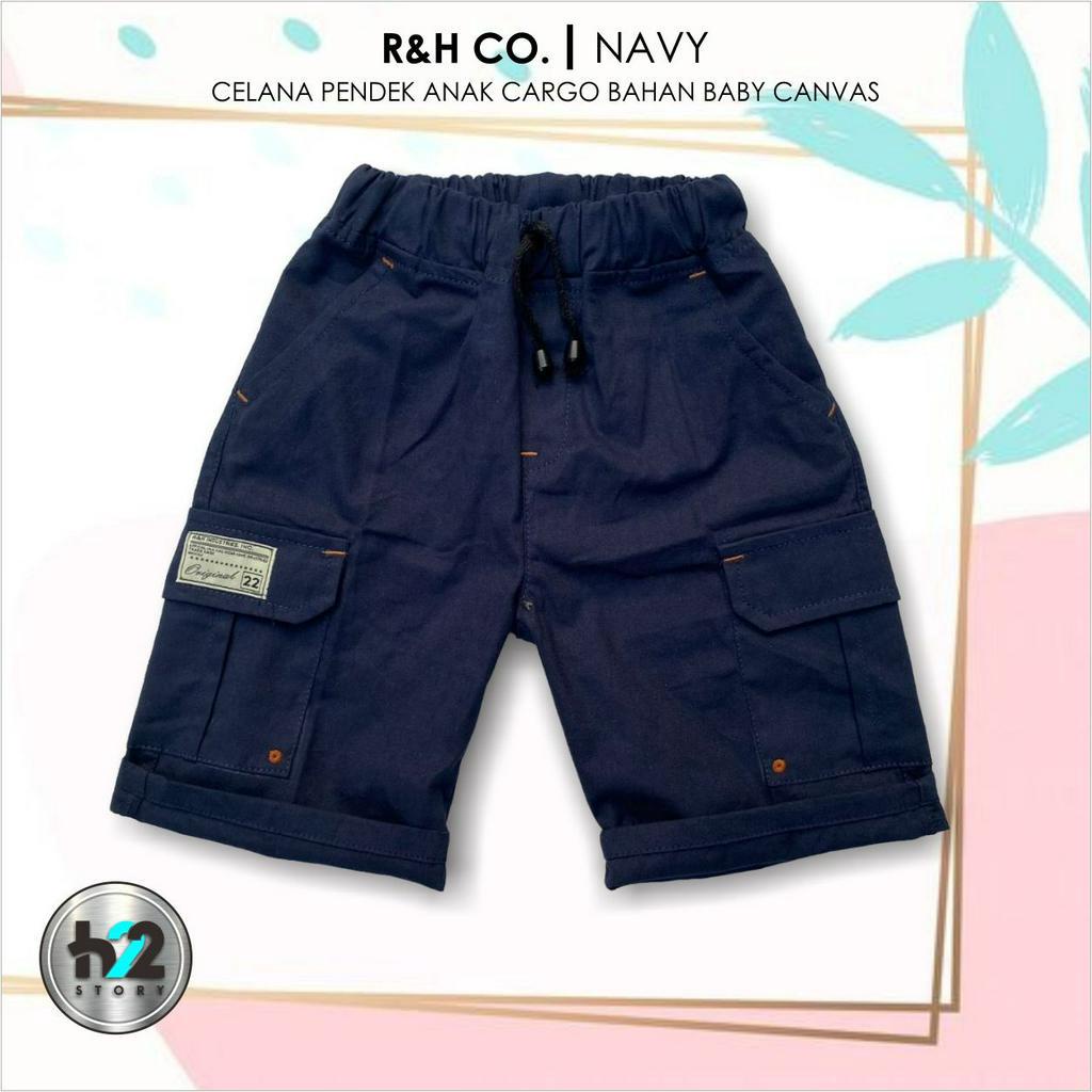 Him22Story Celana Anak  Pendek / Cargo Pendek Anak / Bahan Baby Canvas
