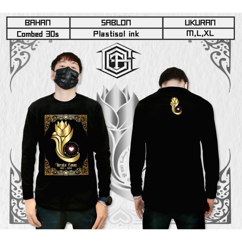 KAOS PSHT 1 ABAD TERATE EMAS