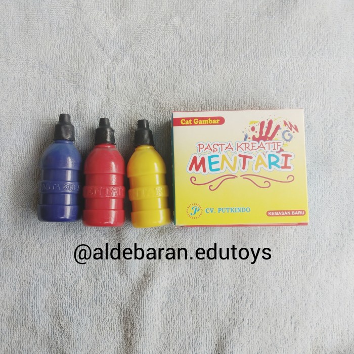 

air-cat- cat lukis anak / pasta kreatif / cat warna air -cat-air.