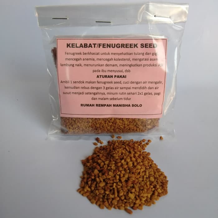 

Fenugreek Seed / Biji Kelabat / Klabet 100gr