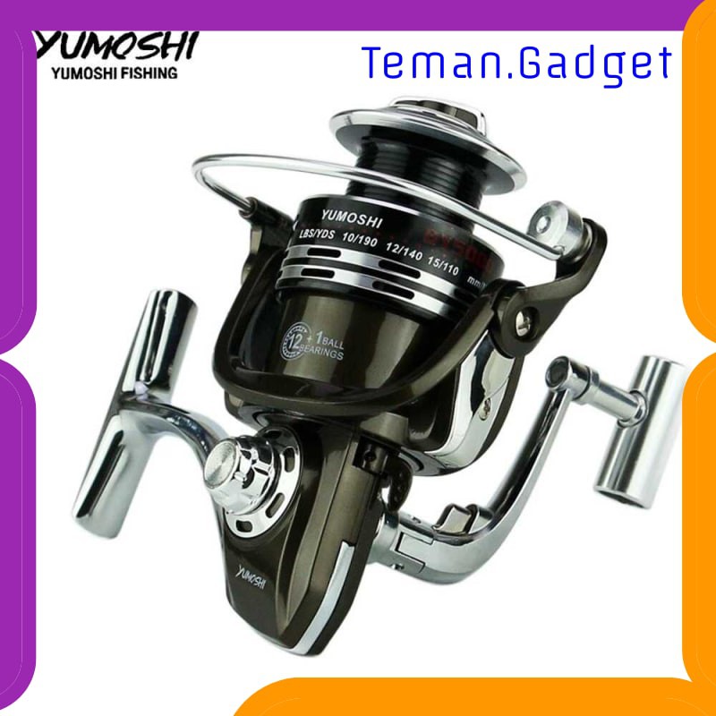 TG-IF183 YUMOSHI BY3000 REEL PANCING SPINNING 12+1 BALL BEARING 5.2:1