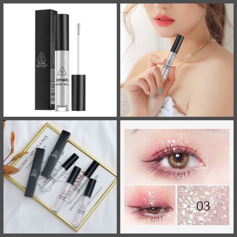 Medan Termurah Liquid eye shadow bright liquid Lameila