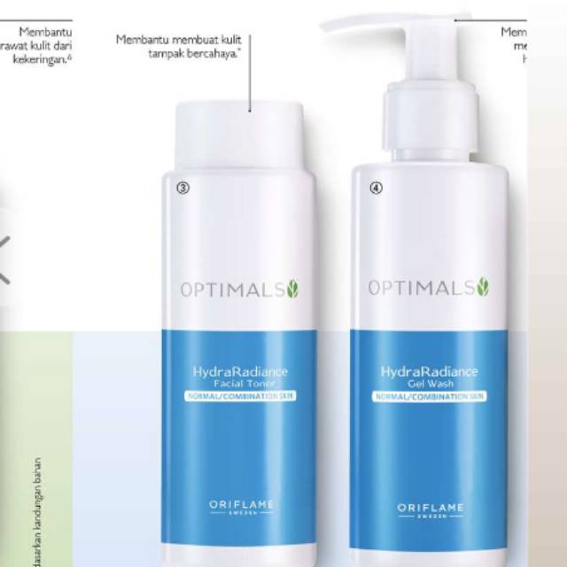 optimals hydra radiance facial toner