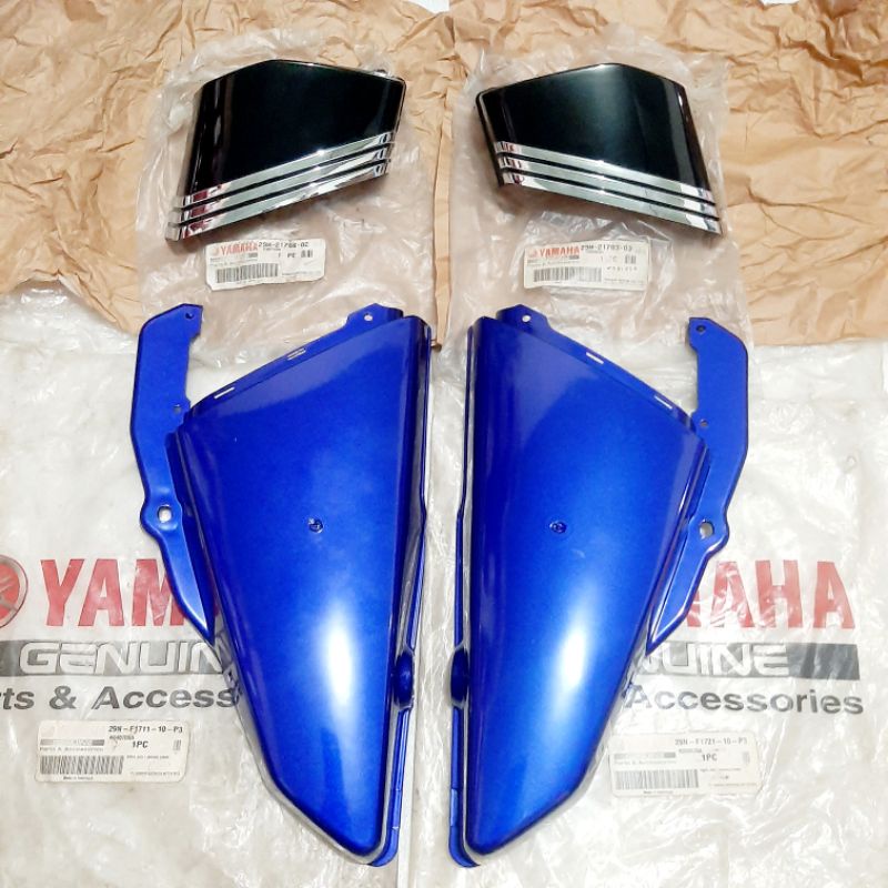 side cover box bok tutup aki rxking rx king 2003 2004 biru original