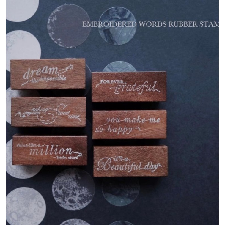 

Jieyanow Atelier Phases to Loving You Rubber Stamp