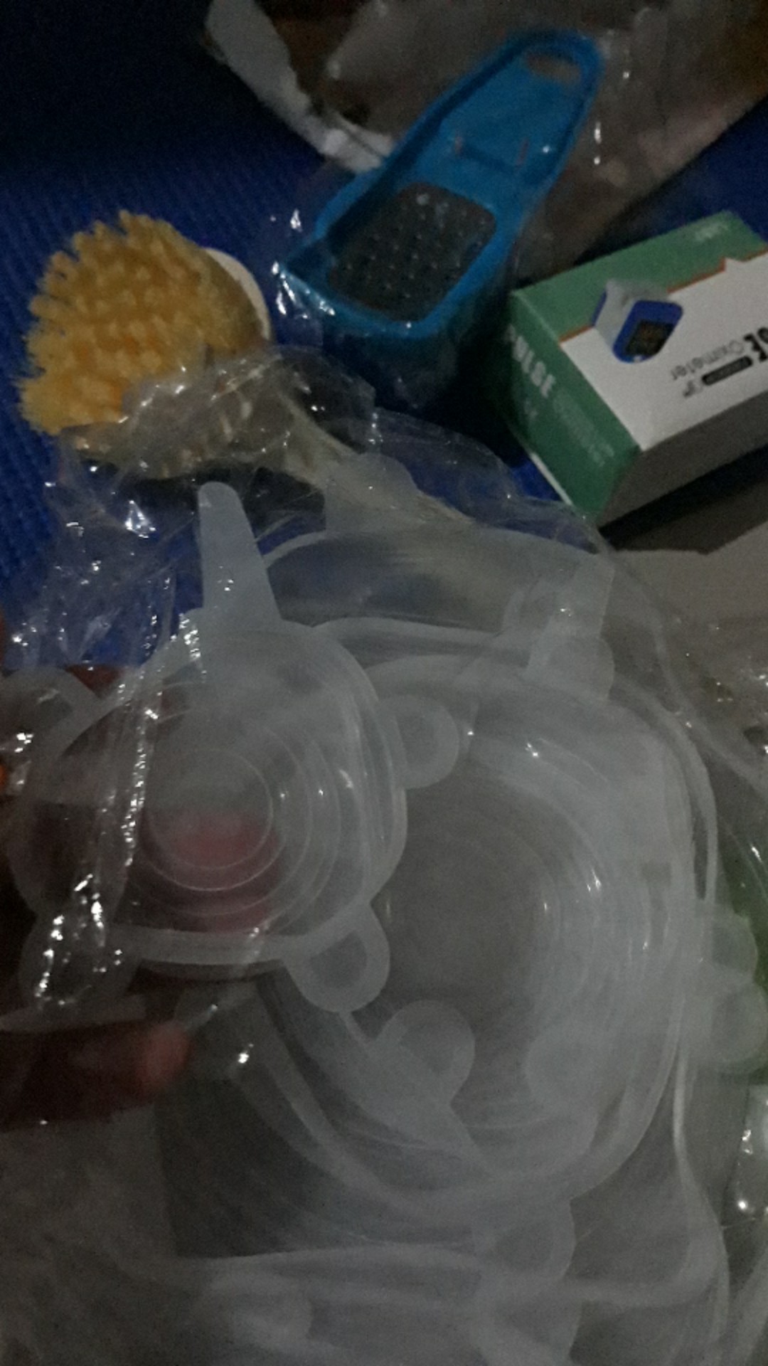 [acq] Penutup Makanan Silikon Elastis / Food Cover 6 In 1