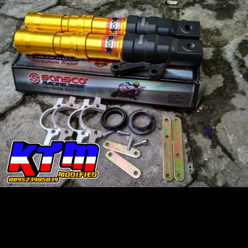 buttom shok depan vixion old & new