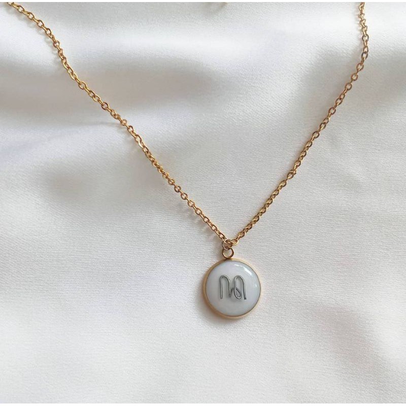 Lana Rere kalung aksara Jawa tidak berubah warna || promo | kalung aksara Jawa stainless steel/titan