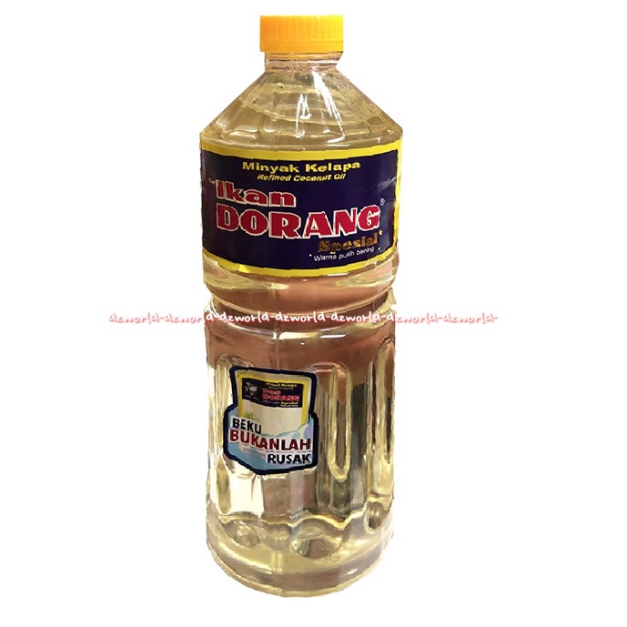 Ikan Dorang 1L Special Warna Putih Bening Minyak Kelapa Refined Minyak Bebas Kolesterol Coconut Oil 1litter 1 Liter