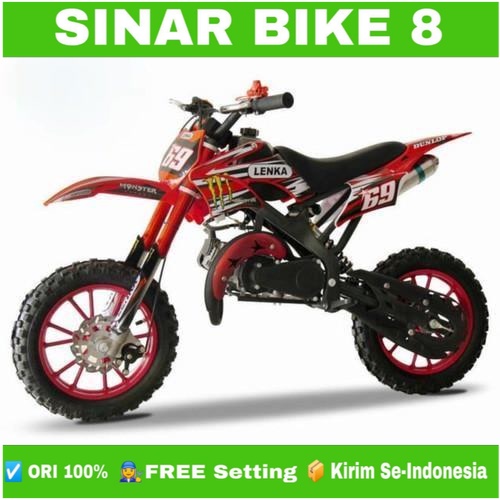 Motor Cross Mini Trail Lenka MC 69 2 Tak , Bensin Campur