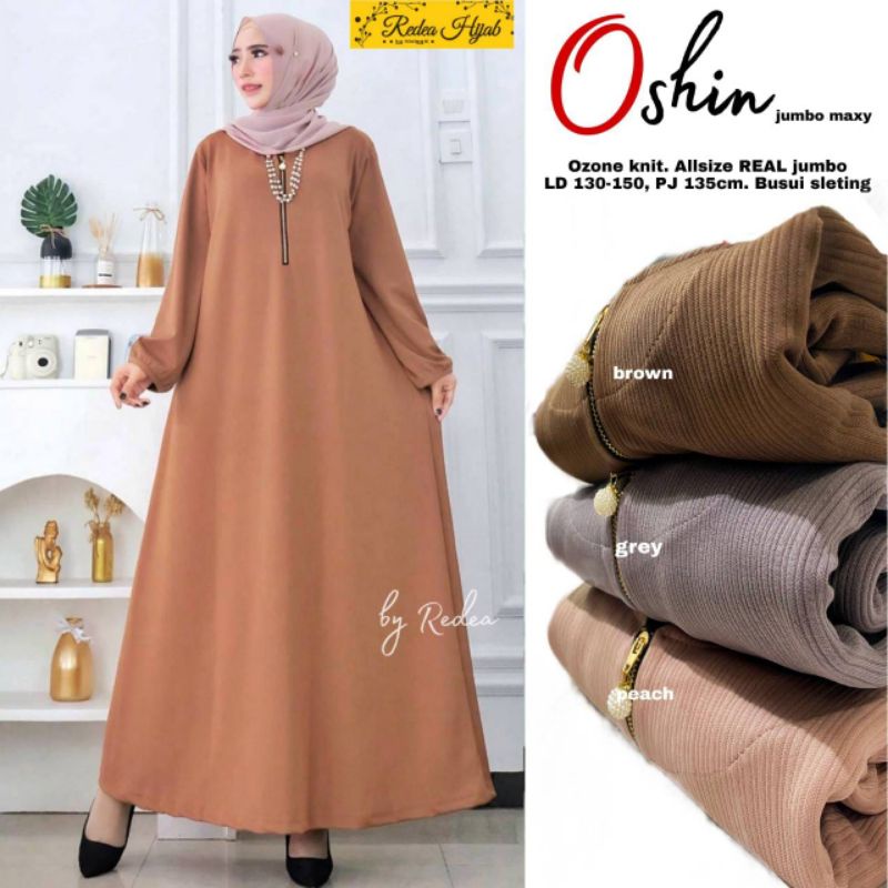 Gamis kaos super jumbo adem ld 120-150