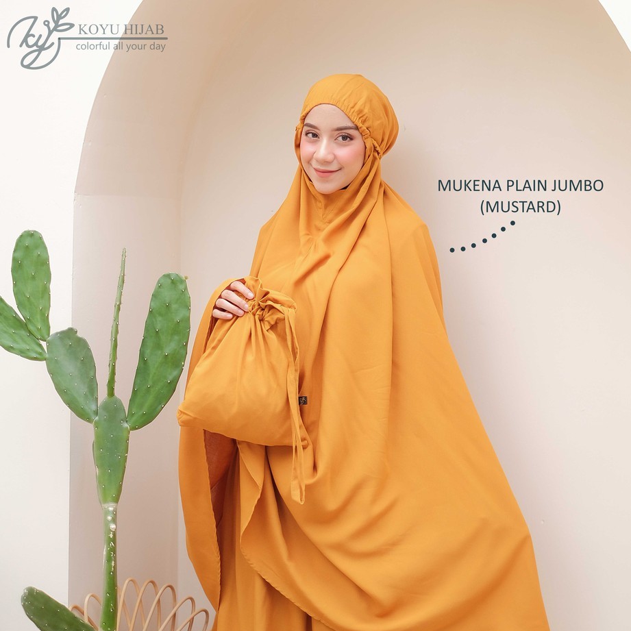 Koyu Hijab Mukena Plain Jumbo Premium Hot Sale