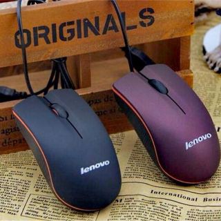 Lenovo M20 USB 1000 DPI Wired Mini Optical Mouse BLACK COLOR ONLY. B100