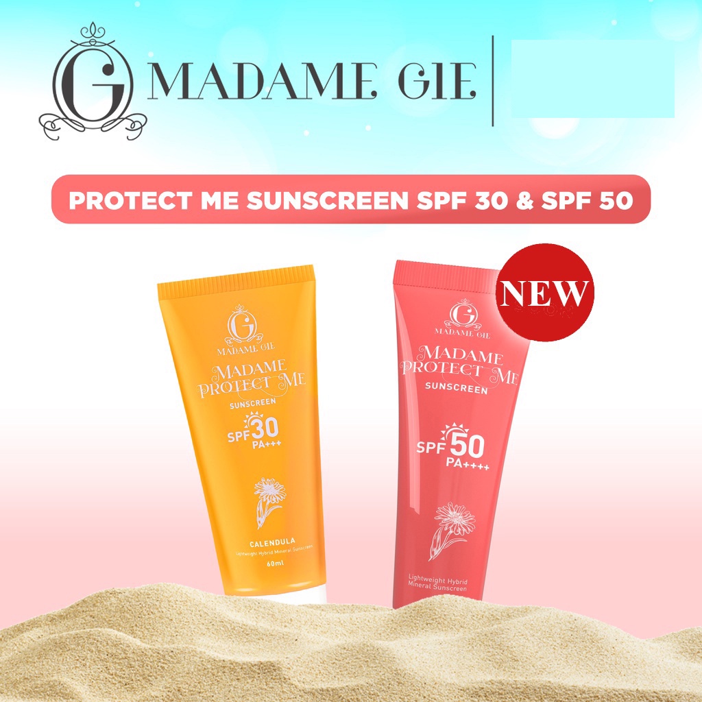 Madame Gie Madame Protect Me Sunscreen | Let's Glow Tinted ( Spf30 / Spf50 )