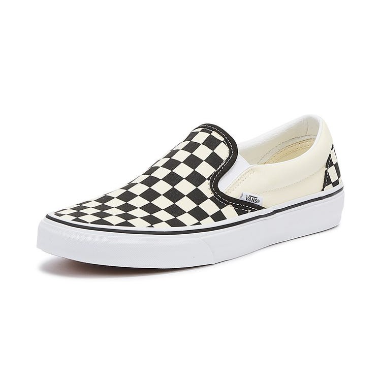 checkered canvas vans