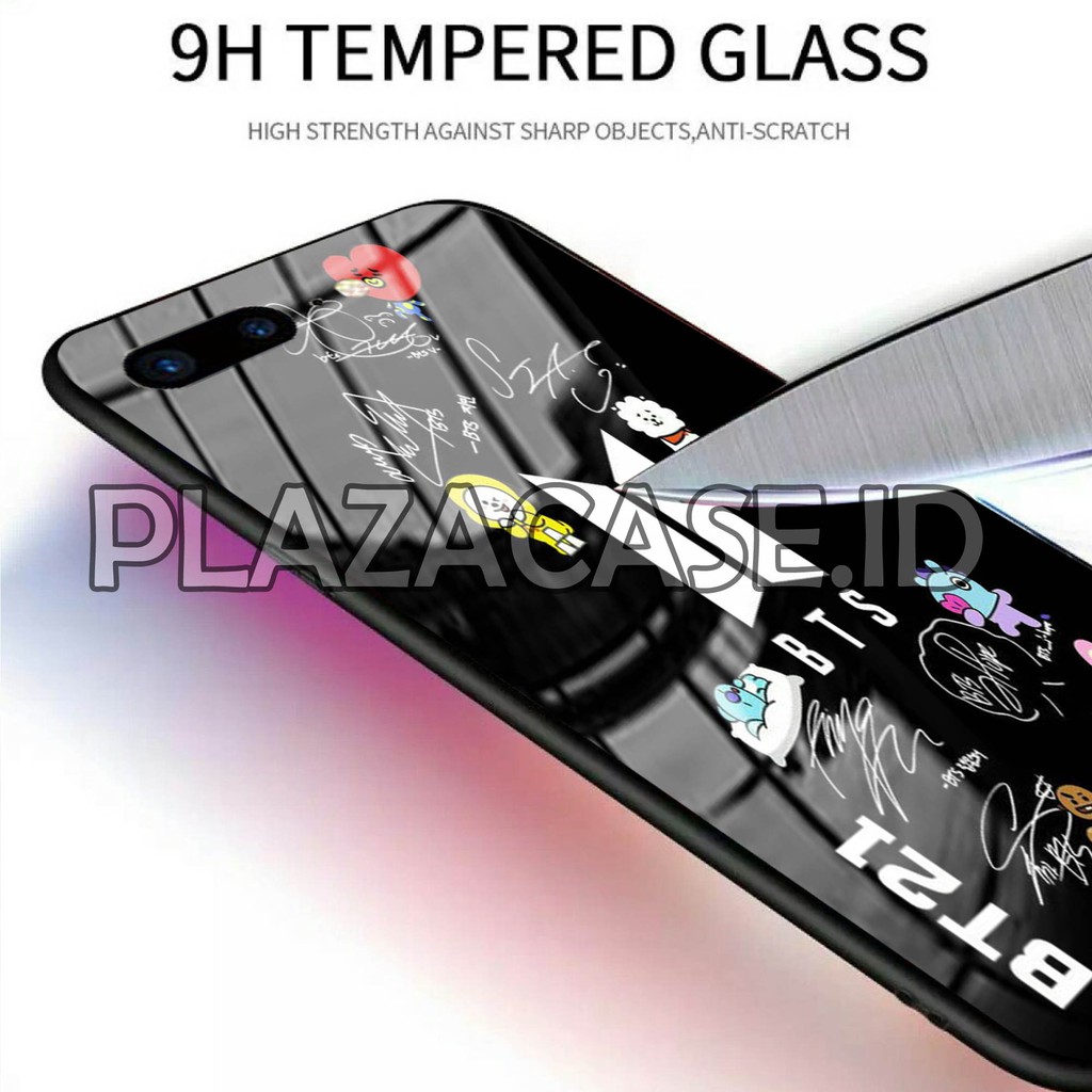 [K01]Soft Case Glass Kaca VIVO Y91C Y91 Y93 Y95 Y12 Y15 Y17 Y71 Y81 Y53 S1 Z1 PRO V15 V5 V7 V9 V11