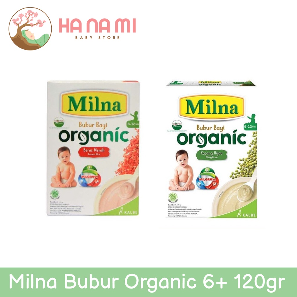 Milna Bubur Bayi Organic 120gr - Pendamping ASI