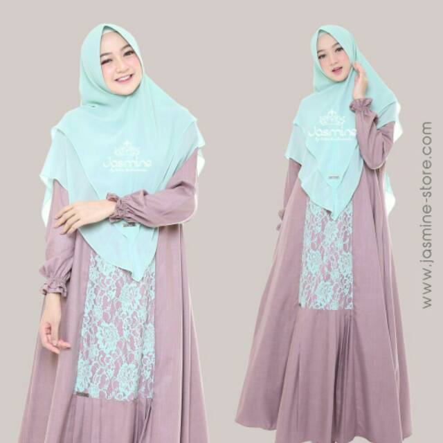 Zeline Dress Gamis Original By Jasmine