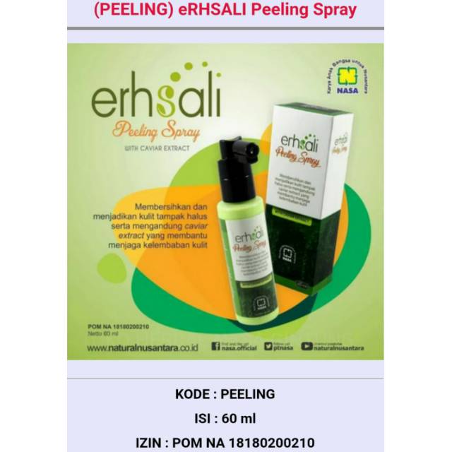 Erhsali Peeling Spray Peeling