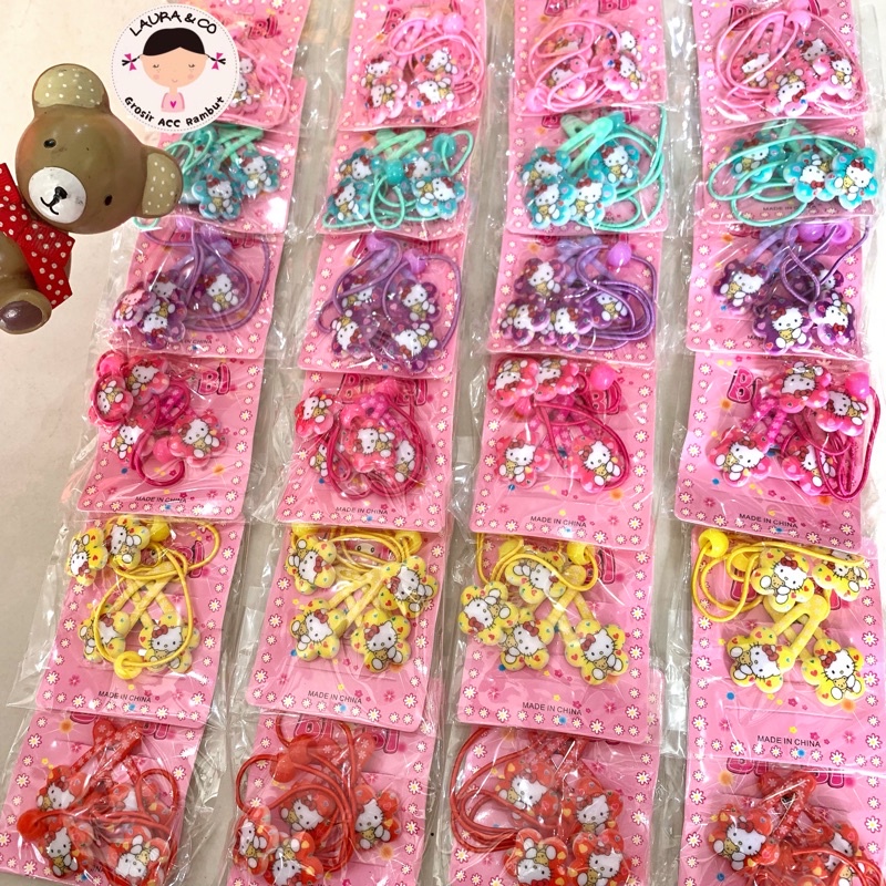 JEPIT TIP TOP LUCU RENTENG GROSIR HELO KITTY KOREAN IMPORT
