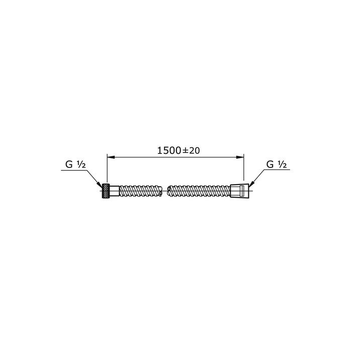 Selang shower fleksibel TOTO P40815 (spare part)