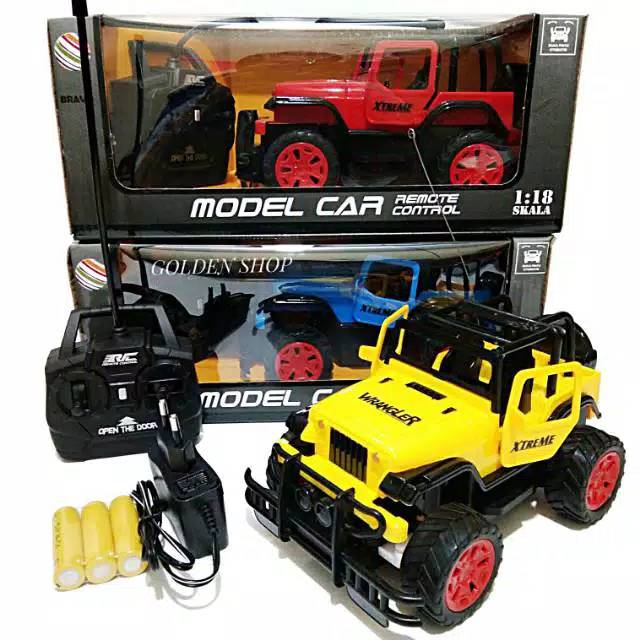 Mobil remote control offroad truk jeep