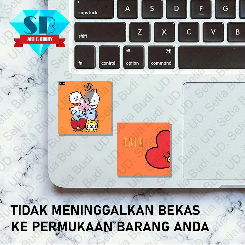 Magnet Set Isi 5 BT21 Ukuran 4 x 4 cm Stiker BTS Boneka Figure Koleksi