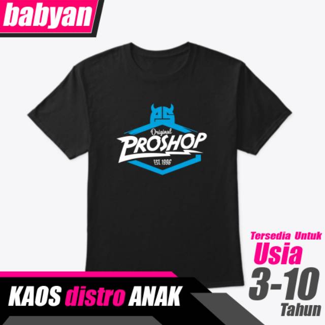 Kaos Distro Anak Logo Original Proshop