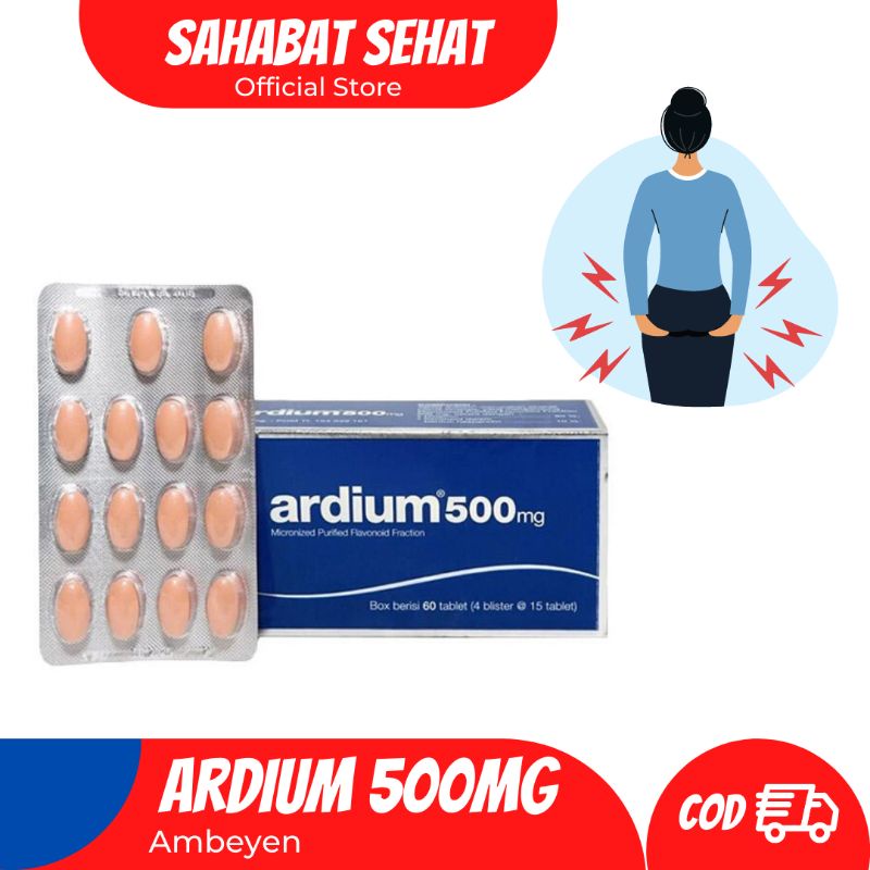 Ardium 500MG untuk Ambeyen Hemoroid