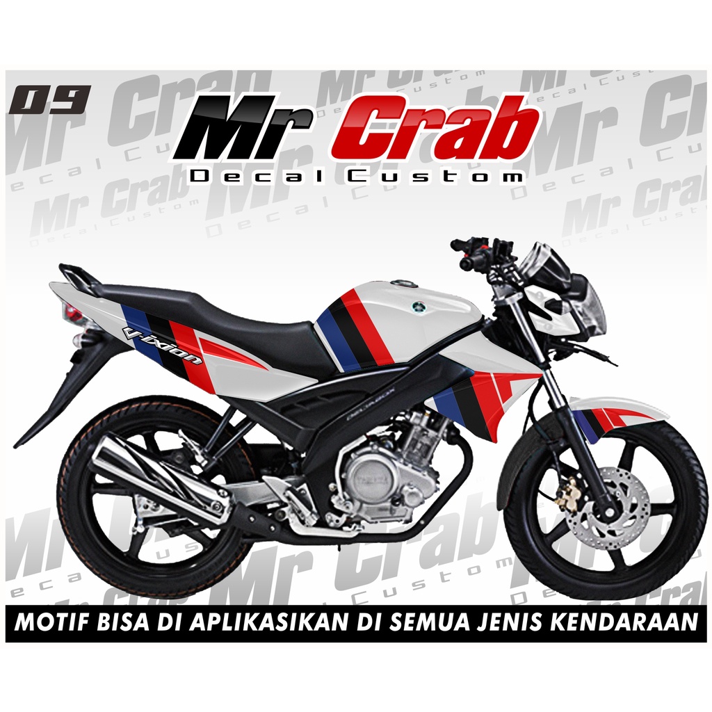 Decal Vixion OLD Decal All New Vixion Stiker Vixion OLD Full Body 09