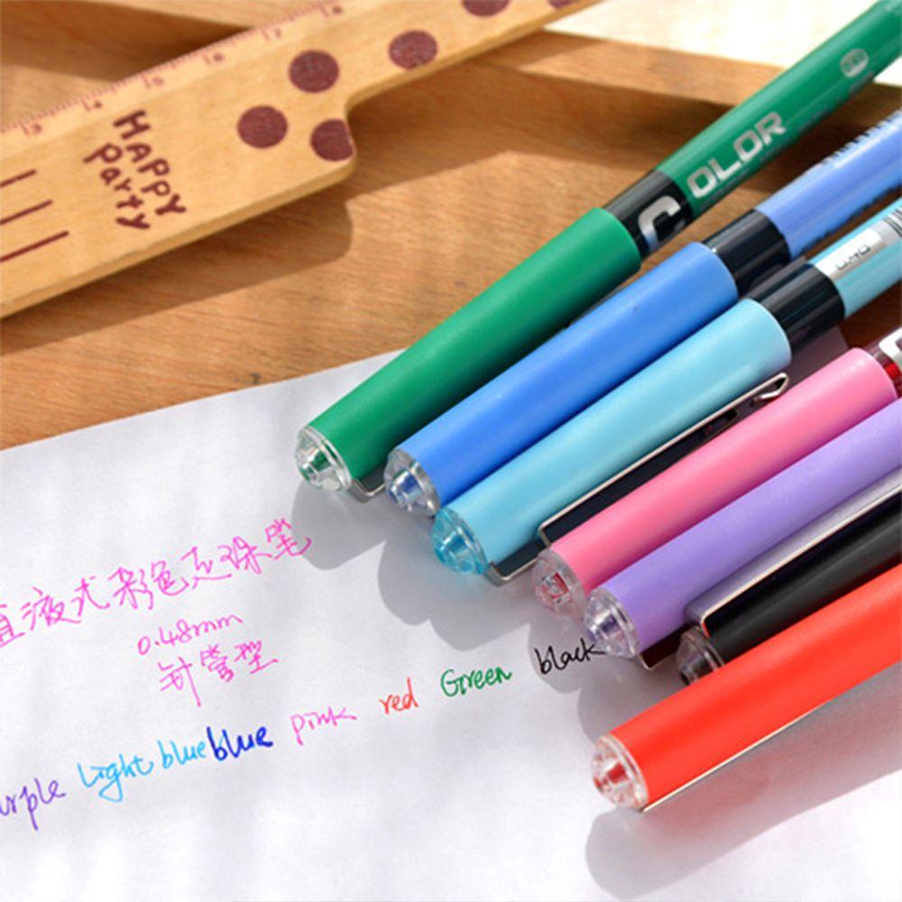 Lanfy Gel ink Pen Kualitas Tinggi 0.5mm Jarum Kantor Type Tulisan Kelancaran Alat Tulis Pena Warna