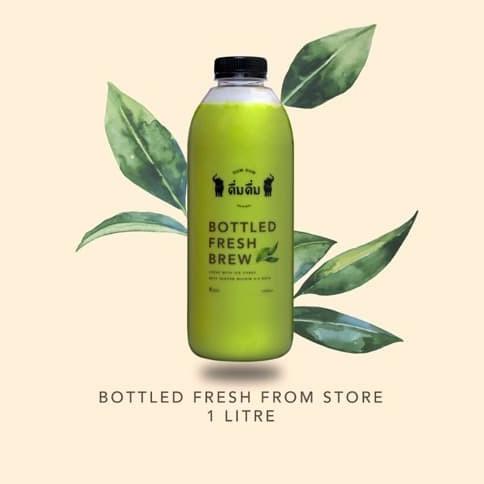 

[ COD ] Dum Dum Thai Green Tea Bottled 1 litre (Kurir Sameday/ instant only) TERUJI Kode 95