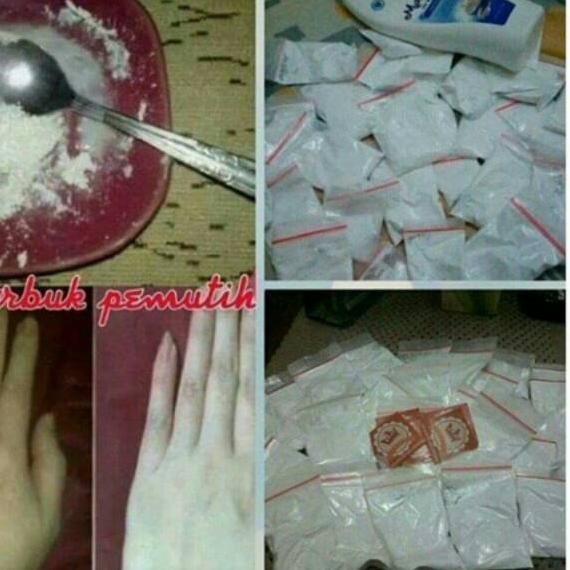 Big Sale - Bubuk Pemutih Dosis Tinggi Serbuk Pemutih Badan superr