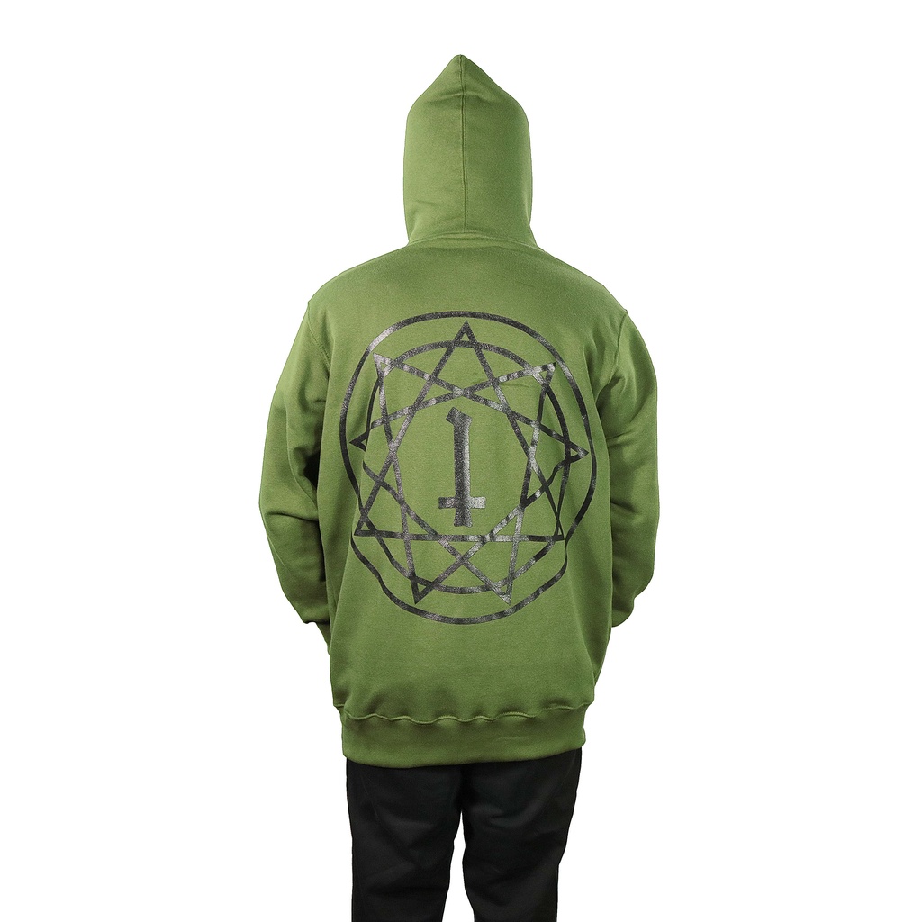 Heretic - Pullover Hoodie - Green Pentagram