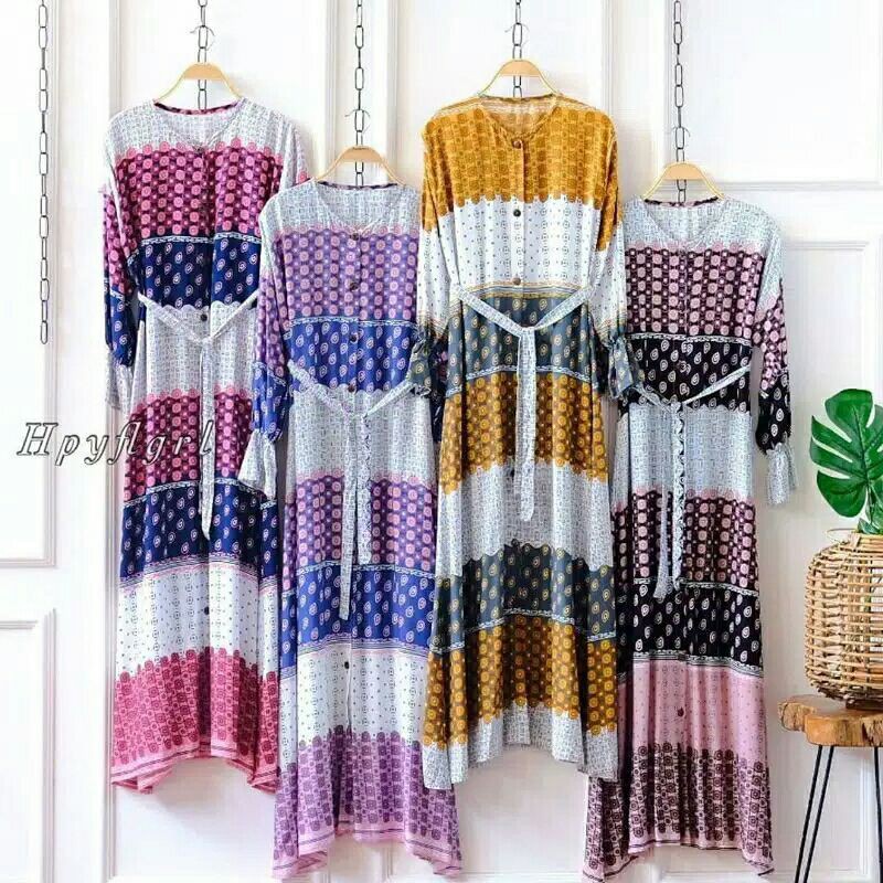 anya home dress // dress etnik // home dress