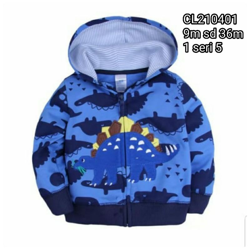 jaket bayi baby anak 0m - 3y jacket impor halus-1