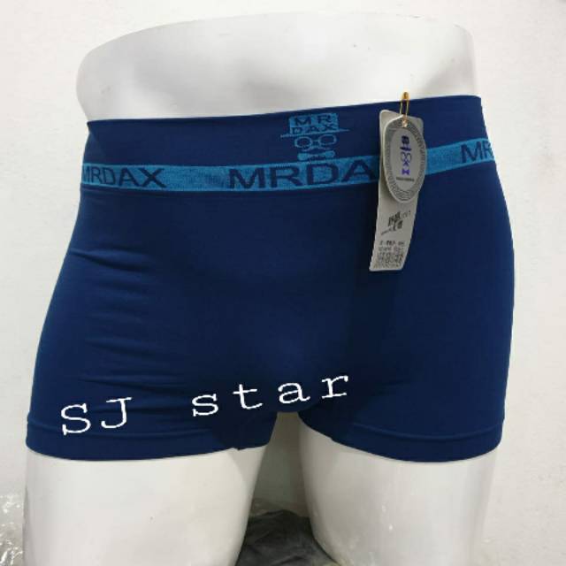 Celana boxer pria bahan rajut Mr dax