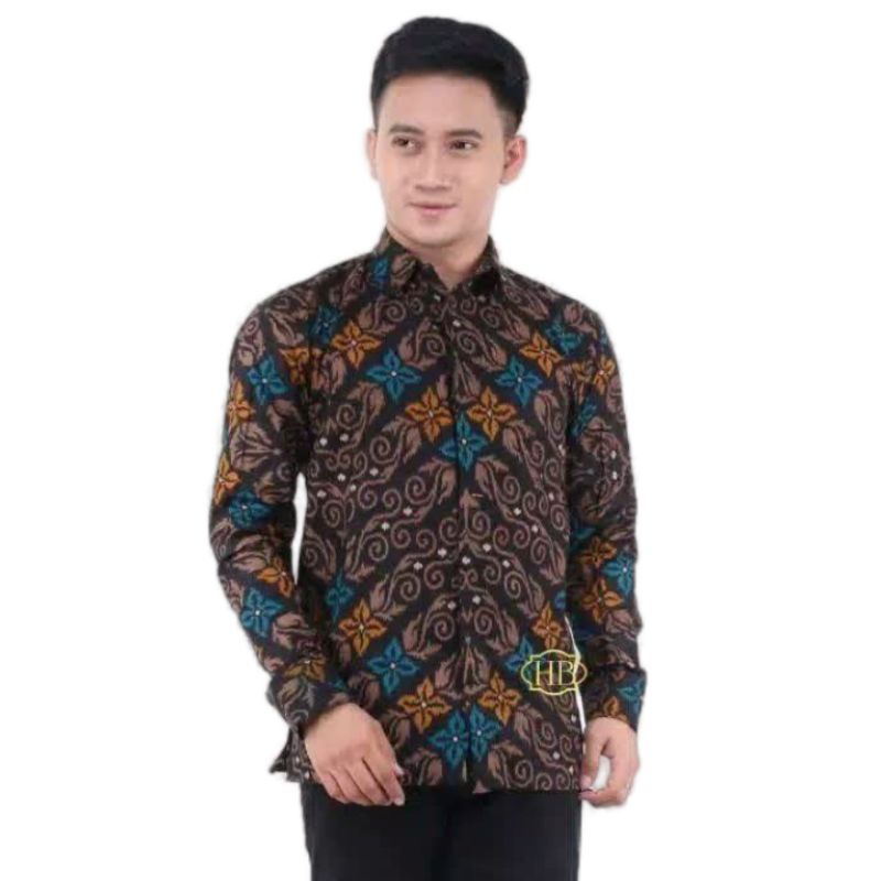 Kemeja batik pria lengan panjang terlaris | Batik pria lengan panjang reguler