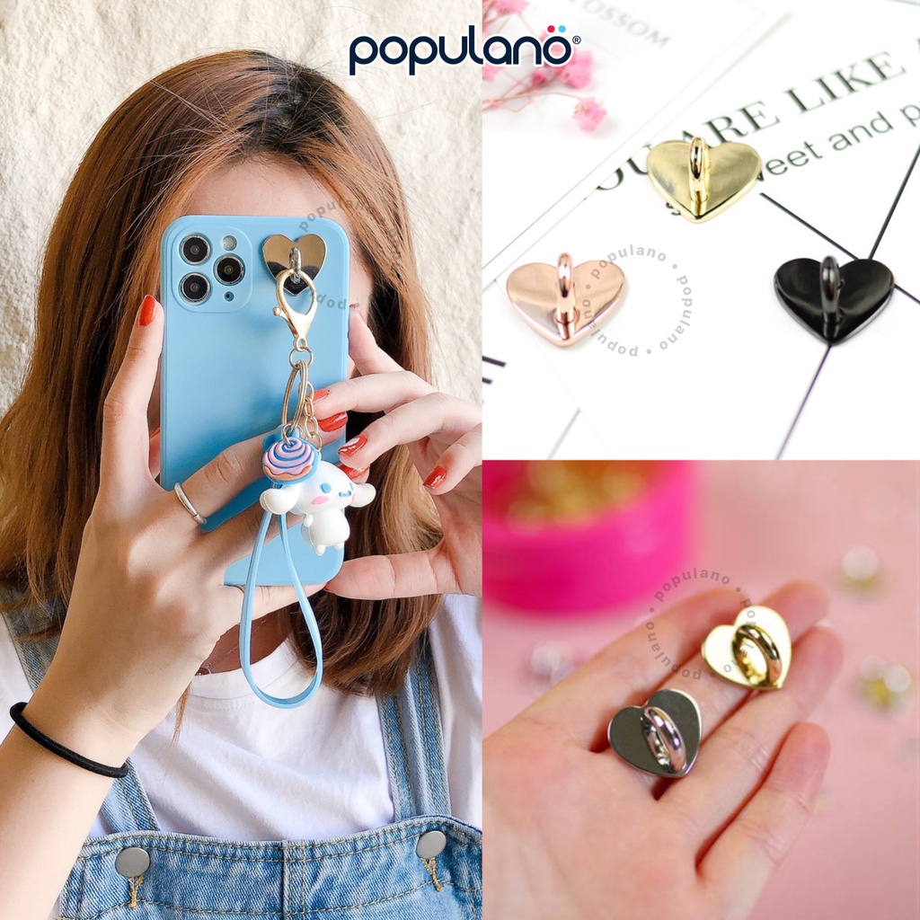 Phone Hook Korea Gantungan Tali Hp Keyring Key Ring Korean Love Holder Handphone