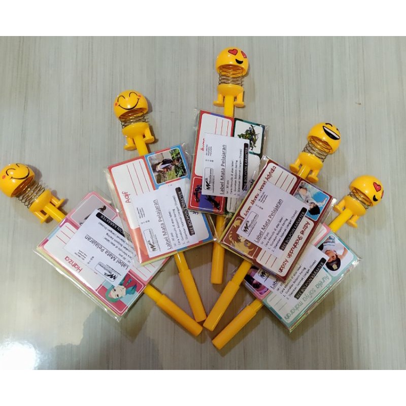 

[COD] LABEL BUKU PELAJARAN ANAK SEKOLAH FREE PULPEN KARAKTER