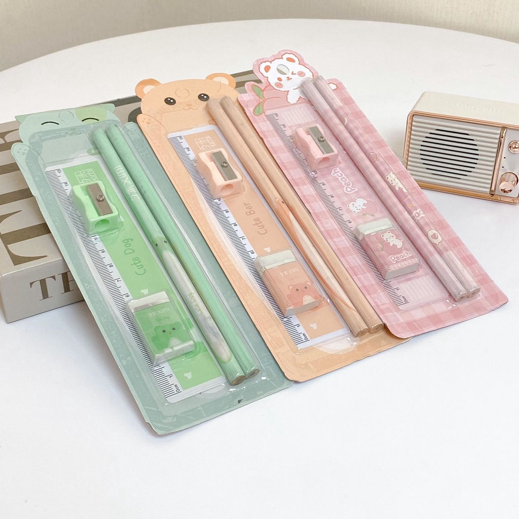 

Paket XIMI tanpa tali / Set ATK 5 in 1 Murah XIMI Pastel Pink Paket Alat Tulis Anak Sekolah Stationery Cute Baby Blue Cat Dino Kucing Hadiah Bingkisan Hampers