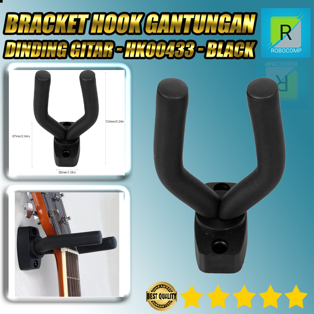 Bracket Hook Gantungan Dinding Gitar TaffSTUDIO